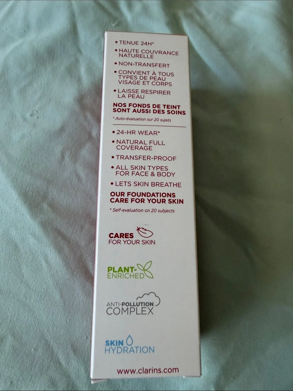 Clarins Everlasting Foundation 118N NWB